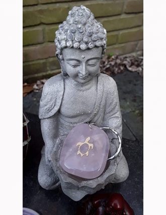 sleutelhanger rozekwarts