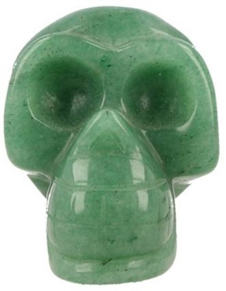 Schedel Aventurijn Groen