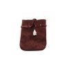 Suède pouch Bruin Boeddha