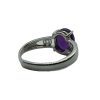 Ring Amethist verstelbaar