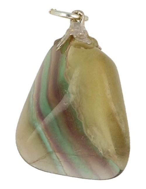 fluoriet-regenboog-edelsteen-hanger (1) Fluoriet Regenboog hanger
