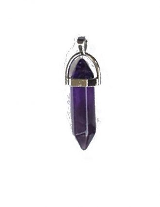 Amethist Dubbeleinder hanger