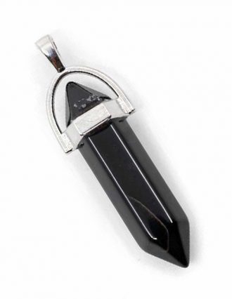 Obsidiaan Zwart Dubbeleinder