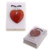 Carneool Hart met ketting in doosje Carneool Hart met ketting in doosje