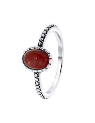 Jaspis Ring 925 zilver