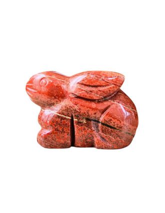 Jaspis rood konijn