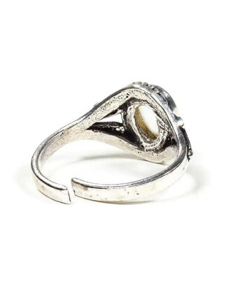 Verstelbare ring Bergkristal