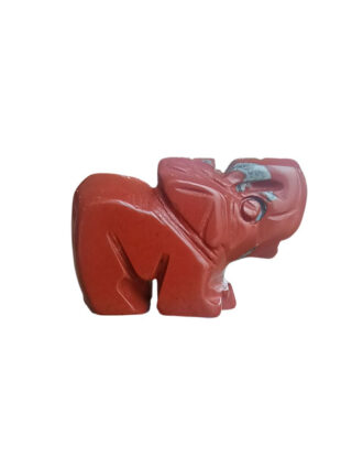 Jaspis rood olifant