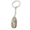 Sleutelhanger-Dalmatier-jaspis Dalmatiër Jaspis sleutelhanger