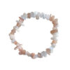 Maansteen roze splitarmband