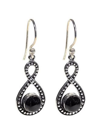 Toermalijn zwart oorbellen