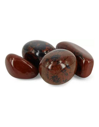 Obsidiaan Mahonie trommelsteen