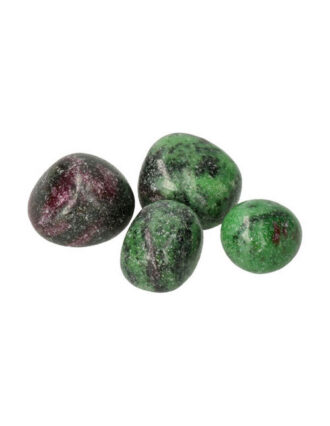 Robijn in Zoisiet trommelsteen