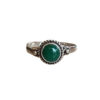 Malachiet ring 925 zilver