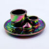 Palo-Santo-Stick-&-Smudge-Holder---Mandala---Metallic-Rainbow-2 Palo Santo & Smudge stick houder