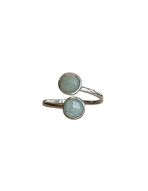 Ring-925-zilver-Aquamarijn Aquamarijn ring 925 zilver