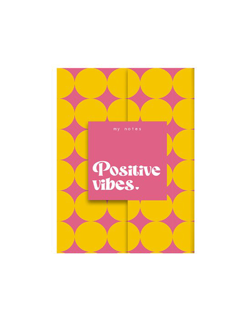 My notes - Positive vibes 1 Notitieboek Positive vibes