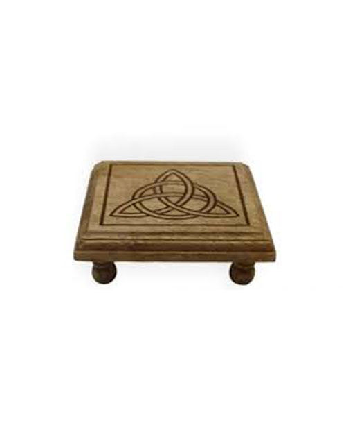 Mini-altaar-tafel-triquetra Altaar tafeltje Triquetra