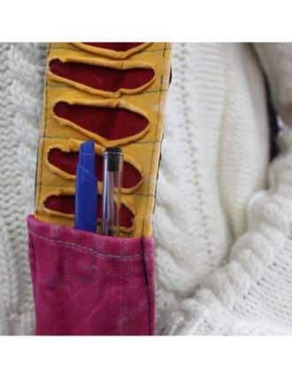 Sling bag Purple Spiral