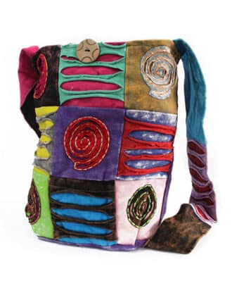 Sling bag Purple Spiral