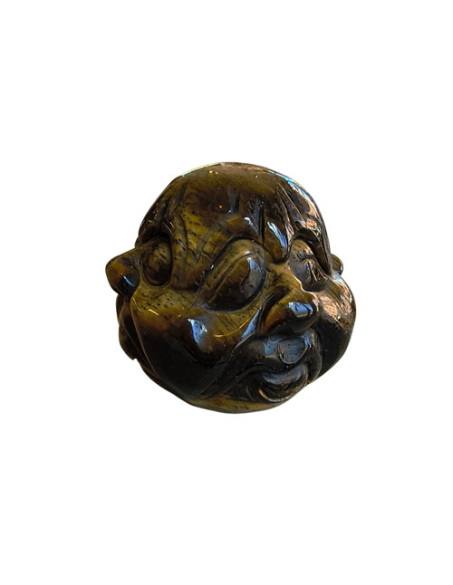 Tijgeroog-Buddha-4-gezichten Tijgeroog boeddha 4 gezichten