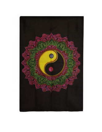 Wandkleed Mandala Yin Yang
