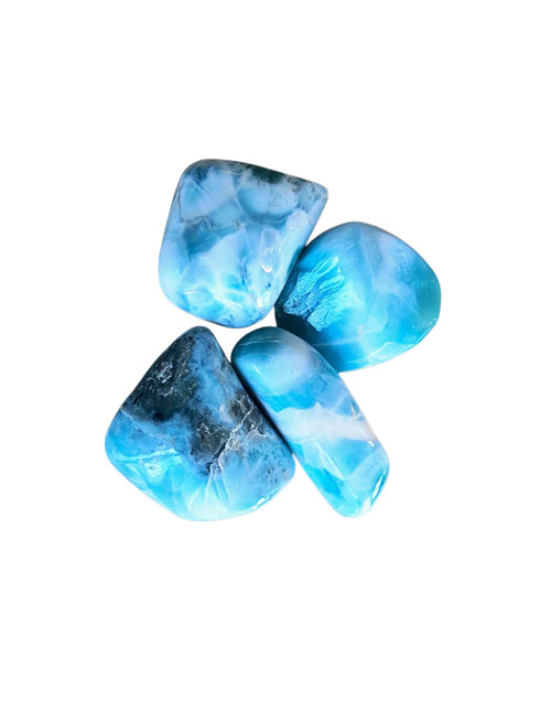 Larimar-trommelsteen-2 Larimar trommelsteen