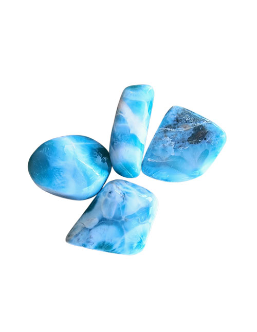 Larimar-trommelsteen Larimar trommelsteen