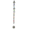 HANGENDE-7-CHAKRA'S-MET-KRISTALLEN-BOL Feng Shui raamhanger Chakra's