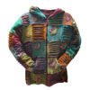 Vest-multi-dark-flowers-2-Nepal-L-XL Vest Nepal multi - L/XL